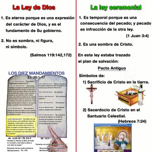 Diferencias entre la ley moral y la ley ceremonial