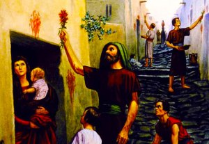Primera pascua en Egipto.